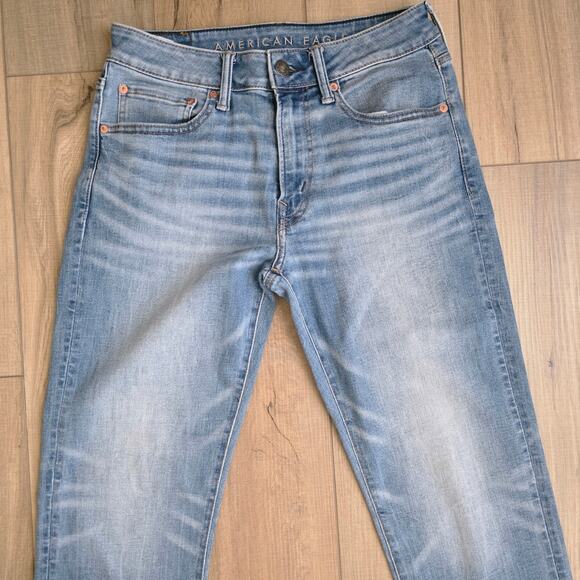 American Eagle AirFlex Athletic Fit Light Wash Jeans Men Sz 29x31(tag 32) - Picture 4 of 12